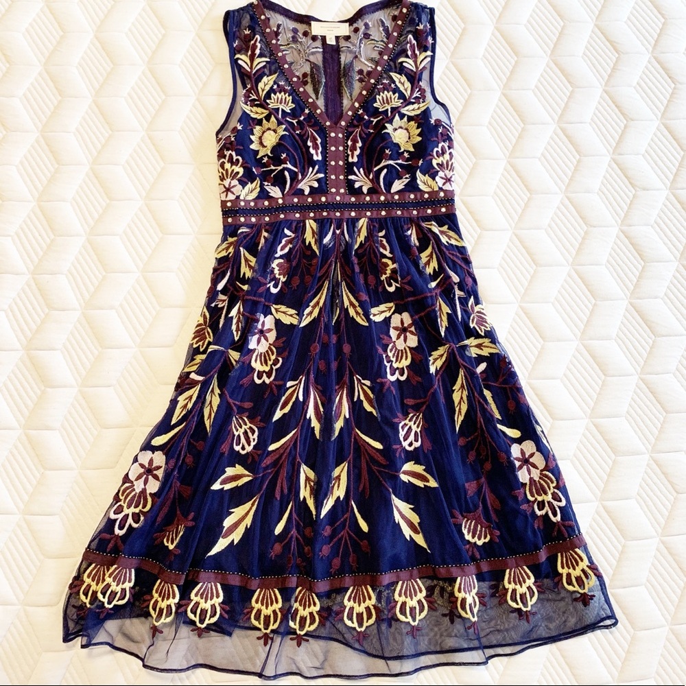 Anthropologie Alicante Tulle Dress